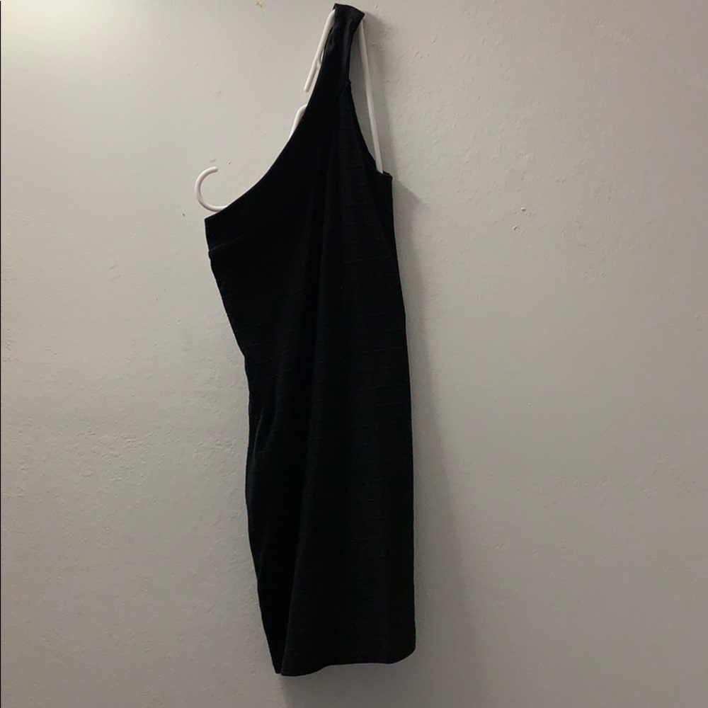 Off Shoulder Black Bandage Dress